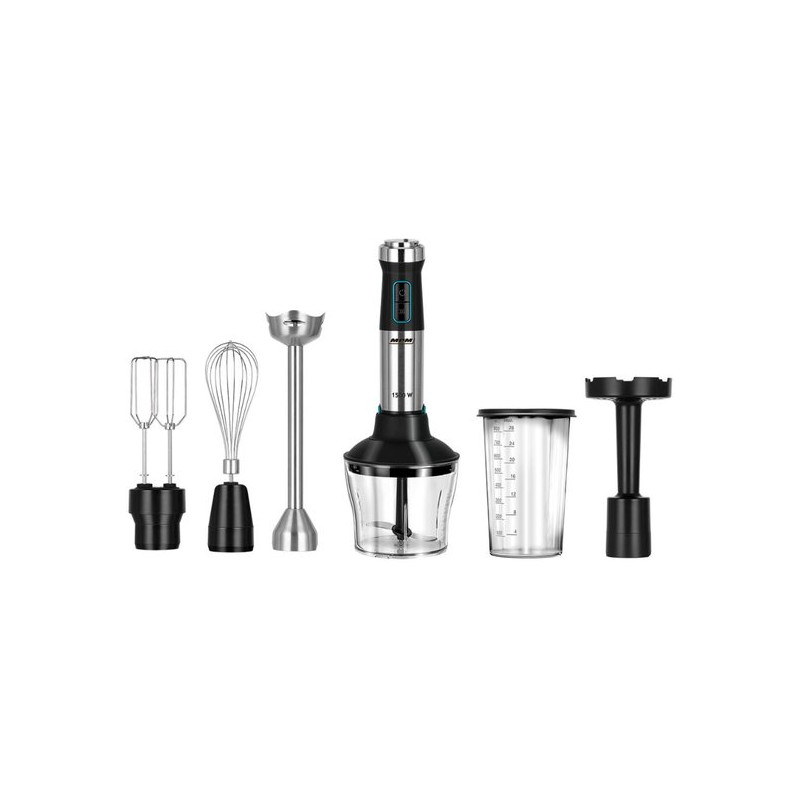 set frullatore a immersione mpm mbl-42m 0.80l 1500w nero [mbl-42m]