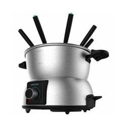set fonduta elettrico cecotec fun gourmetfondue con 8 forchette 1000w