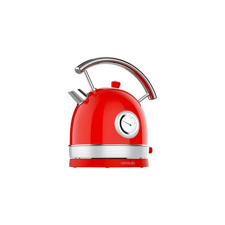 bollitore cecotec thermosense 420 vintage 1.8l 2200w rosso chiaro