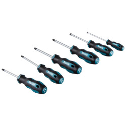 set di cacciaviti makita e-10528 nero/blu 6pz [e-10528]