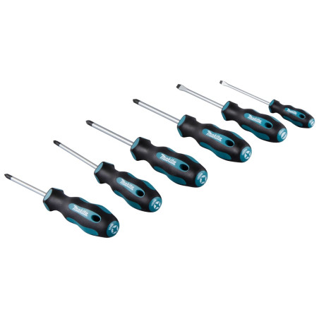 set di cacciaviti makita e-10528 nero/blu 6pz [e-10528]
