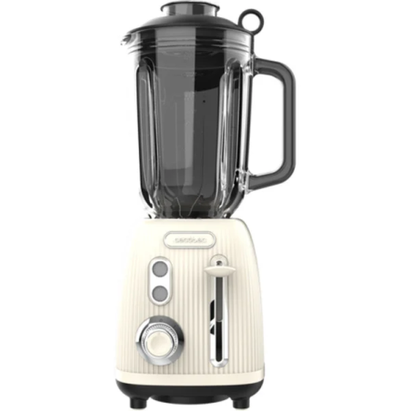 frullatore cecotec power black titanium retro 1.5l 1200w beige [3885]