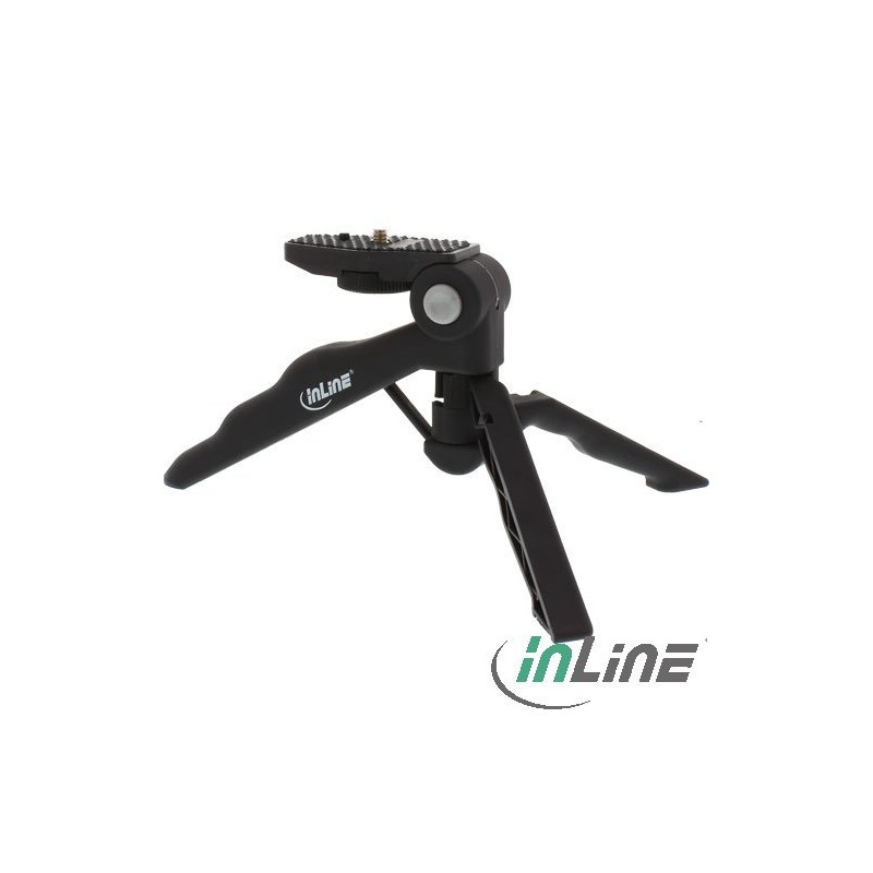 Mini treppiede inline 8.5cm nero [48008b]