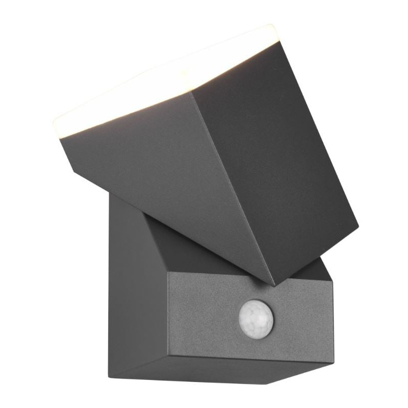 applique da parete esterno trio avon con sensore di movimento ip54