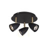 plafoniera markslojd ciro 3xgu10 35w ip20 nero [106320]