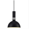 lampada da soffitto markslojd larry 1xe27 60w ip20 nero [106861decli]