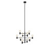 lampada da soffitto markslojd paris 10xe27 60w ip20 nero [107187]