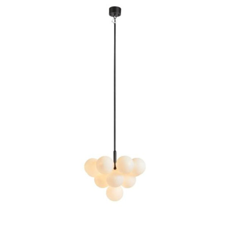 lampada da soffitto markslojd merlot 13xg9 20w ip20 56cm nero e bianco