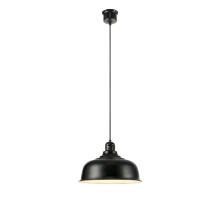 lampada da soffitto markslojd port 1xe27 40w ip20 nera [108426]