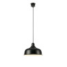 lampada da soffitto markslojd port 1xe27 40w ip20 nera [108426]