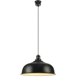 lampada da soffitto a led markslojd port e27 ip20 230v 40w nera [108427]