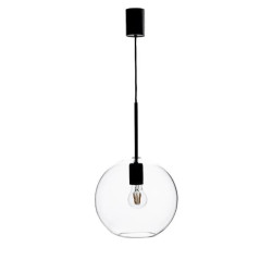 lampada da soffitto markslojd patera 1xe27 25w ip20 25cmtrasparente