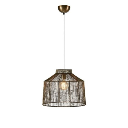 lampada da soffitto markslojd capanna 1xe27 40w ip20 42cm ottone