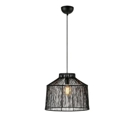 lampada da soffitto markslojd capanna 1xe27 40w ip20 42cm nero [108668]
