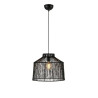 lampada da soffitto markslojd capanna 1xe27 40w ip20 42cm nero [108668]