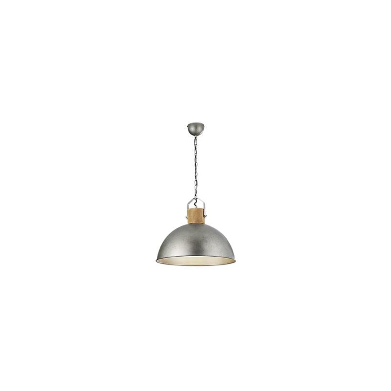 lampada da soffitto trio delhi 1xe27 60w ip20 nichel antico [303400167]