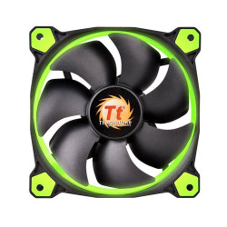 ventola 140x140 thermaltake riing 14 led verde [cl-f039-pl14gr-a]