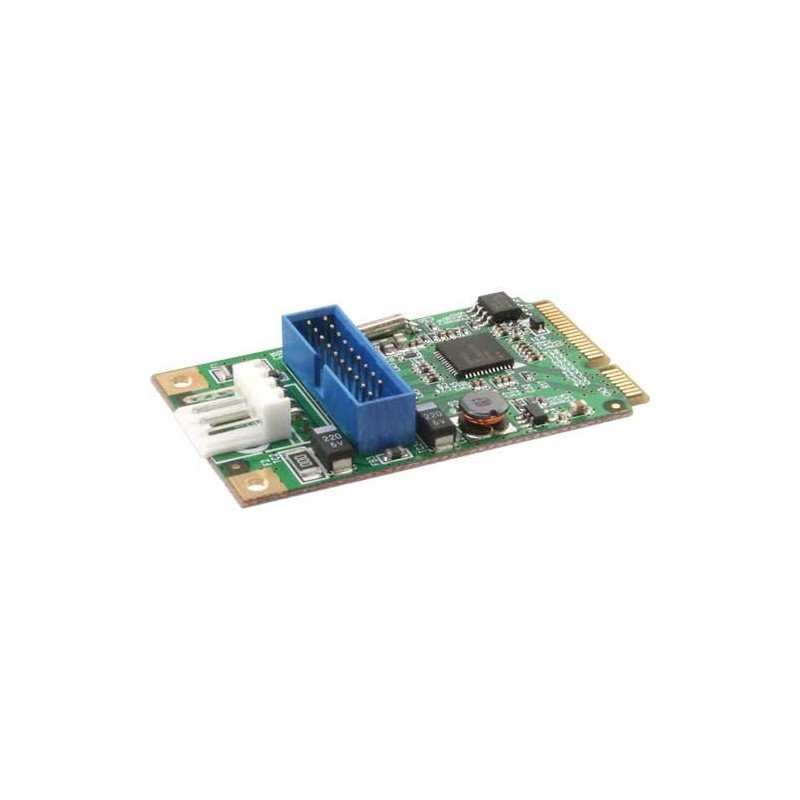 Inline schede pci-express mini 2.0 con 2 porte usb 3.0 host controller