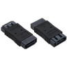 Adattatore inline sata typ-l 7pin femmina a sata typ-l 7pin