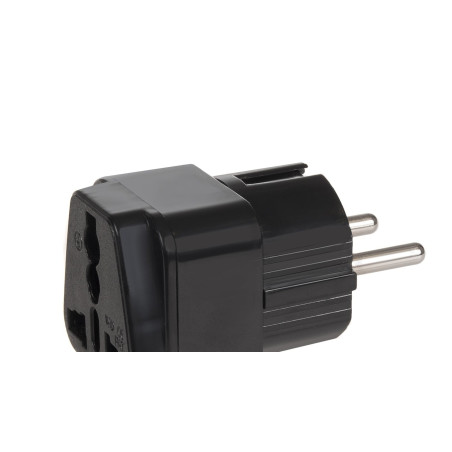 presa adattatore maclean uk su spina eu universale nero [mce155]