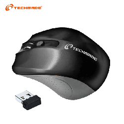 mouse techmade tm-xj30-bk wireless black [tm-xj30-bk]
