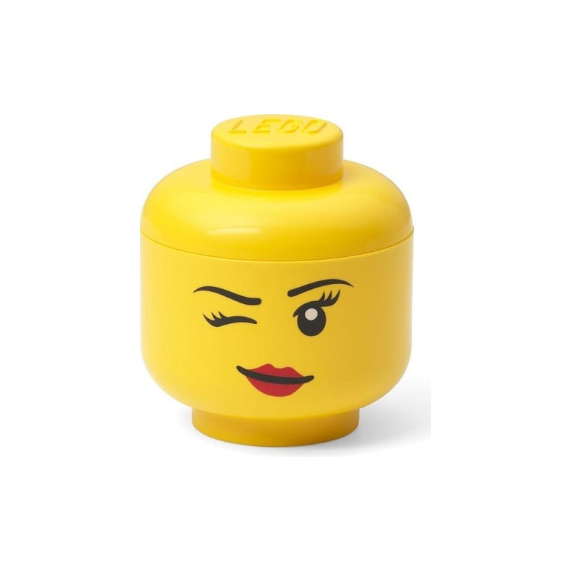 room copenhagen contenitore lego head whinky, mini [40331727]