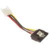 Inline cavo sata alimentazione da 4pin maschio 3,5"" (alim.)