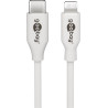 cavo goobay lightning usb-c 1m bianco [39446]