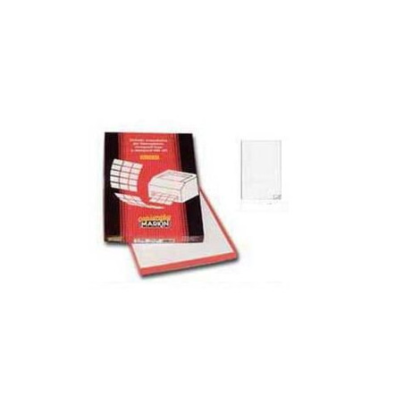 Etichette markin adesiva c/501 blu 100 fogli (16 etichette da 105x36mm)