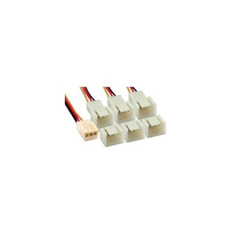 Inline cavo alimentazione 6x ventola 3pin da 1x 3pin femmina 3,5""(mainboard).