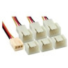 Inline cavo alimentazione 6x ventola 3pin da 1x 3pin femmina 3,5""(mainboard).