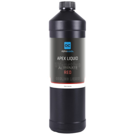 liquido refrigerante alphacool apex uv attivo 1l rosso [18654]