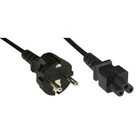 Cavo alimentazione notebook inline spina c5 a spina cee 77 tedesca