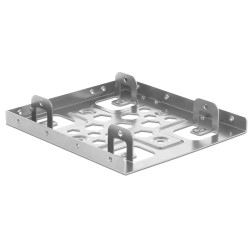 telaio di montaggio delock 2x2.5" a 3.5" argento [21333]