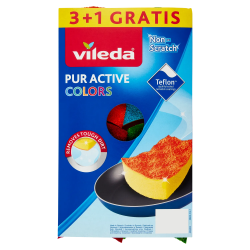 spugna vileda ondattiva colors 3+1 4pz [169492]