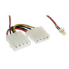Inline cavo alimentazione ventola 3pin da 1x 4pin maschio 5,25""