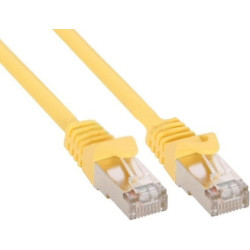 Inline cavo patch per rete dati lan cat.5e, 2x rj45, schermatura