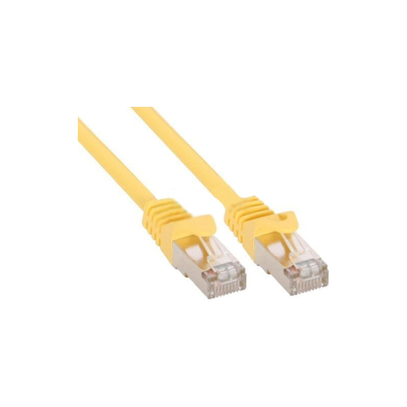 Inline cavo patch per rete dati lan cat.5e, 2x rj45, schermatura