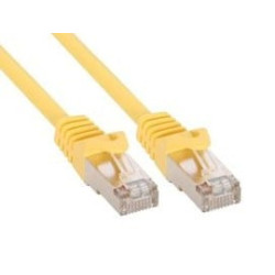 Inline cavo patch per rete dati lan cat.5e, 2x rj45, schermatura