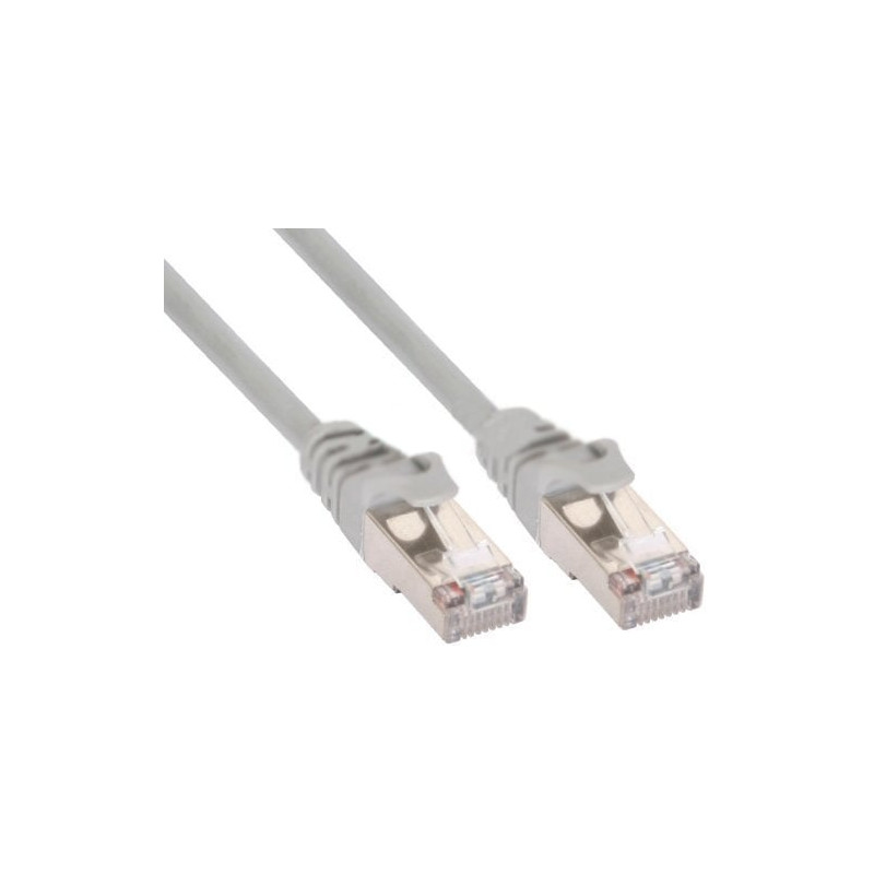Inline cavo patch per rete dati lan cat.5e, 2x rj45, schermatura