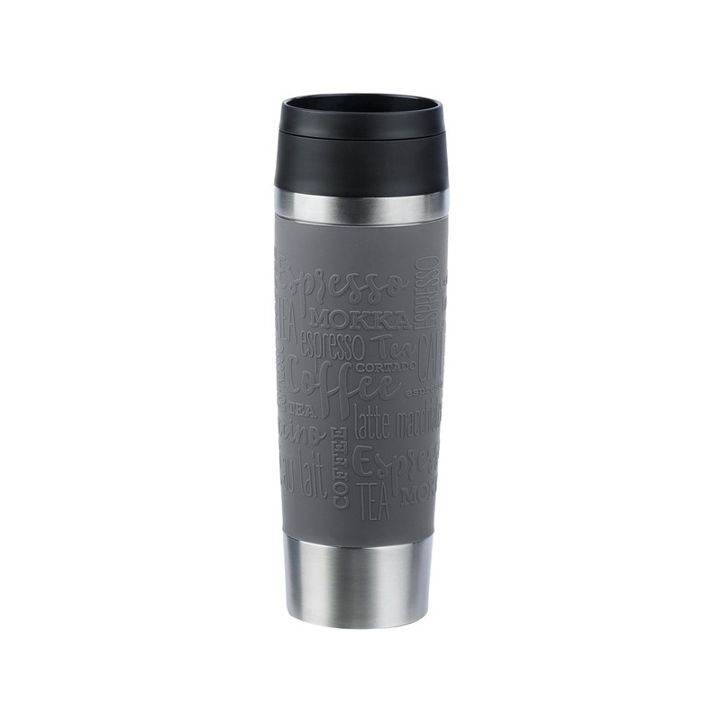 thermos emsa travel mug classic 500ml in acciaio inossidabile/grigio