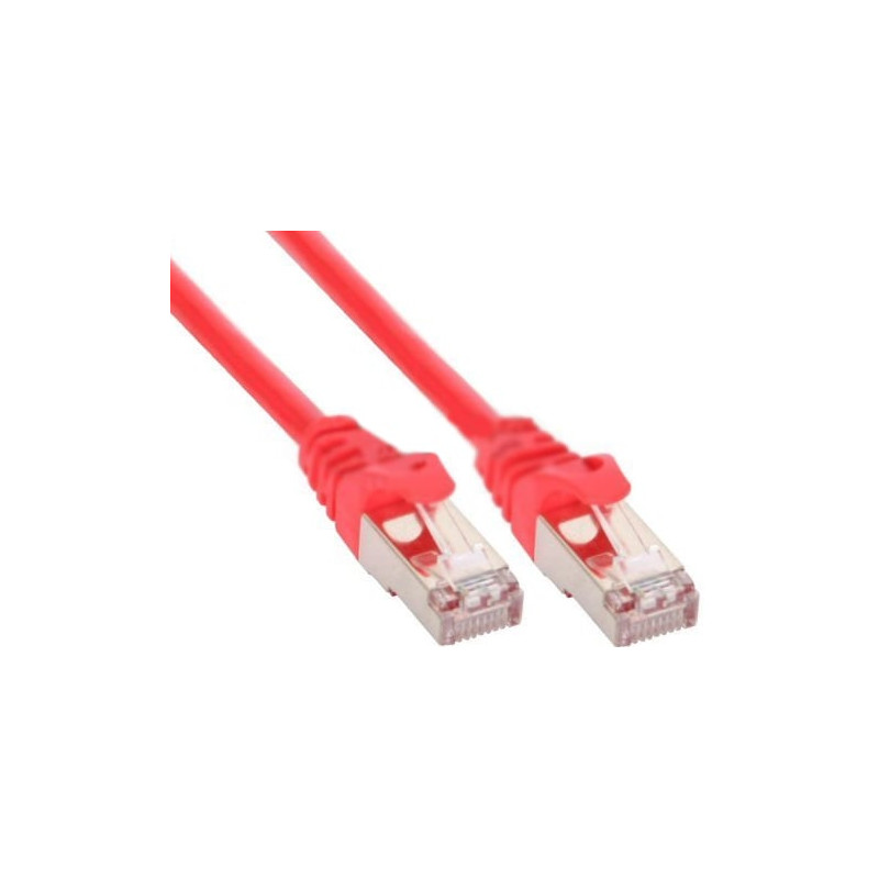 Inline cavo patch per rete dati lan cat.5e, 2x rj45, schermatura