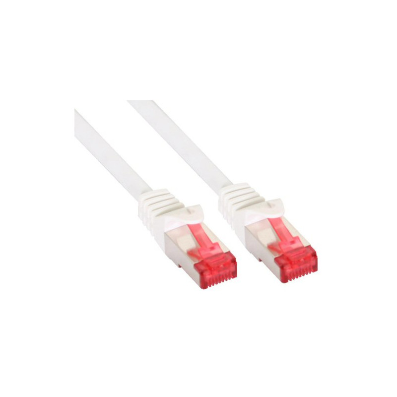 Inline cavo patch per rete dati lan cat.6, 2x rj45, doppia schermatura