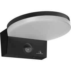 lampada led da parete maclean mce344 b con rilevatore di movimento