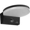 lampada led da parete maclean mce344 b con rilevatore di movimento