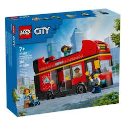 lego city autobus urbano doppeldecker multicolore 384pz [60407]
