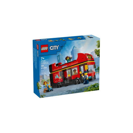 lego city autobus urbano doppeldecker multicolore 384pz [60407]