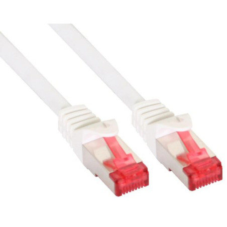 Inline cavo patch per rete dati lan cat.6, 2x rj45, doppia schermatura