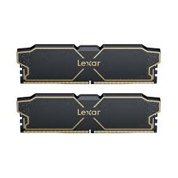 ram udimm ddr5 32gb lexar 6000mhz cl38 1.3v 2x16gb nero [ld5u16g60c38lg-rgd]