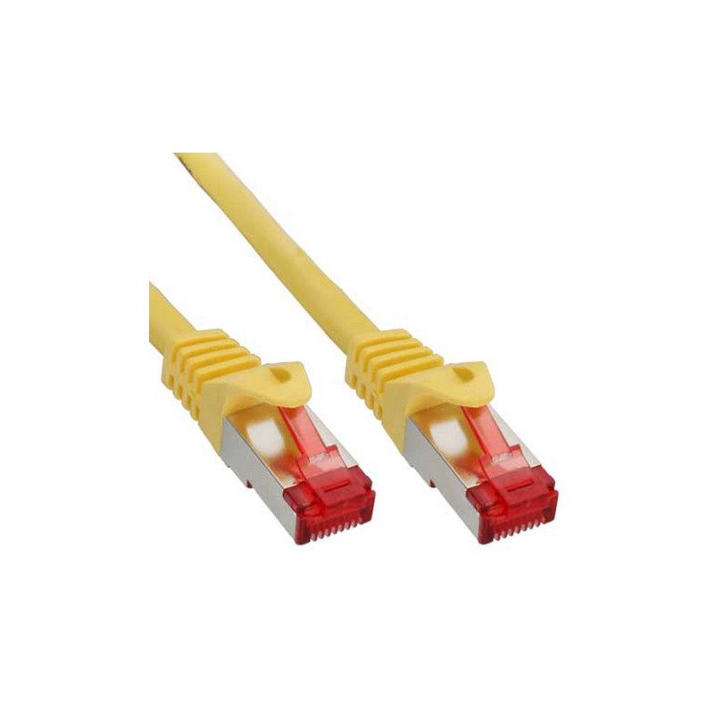 Inline cavo patch per rete dati lan cat.6, 2x rj45, doppia schermatura